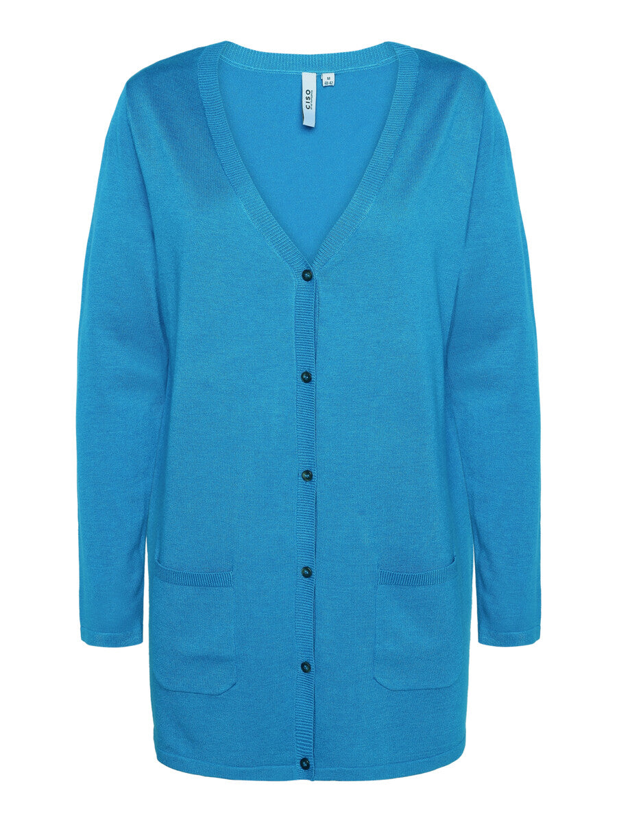 CISO Basic Cardigan Blithe Blue Melange