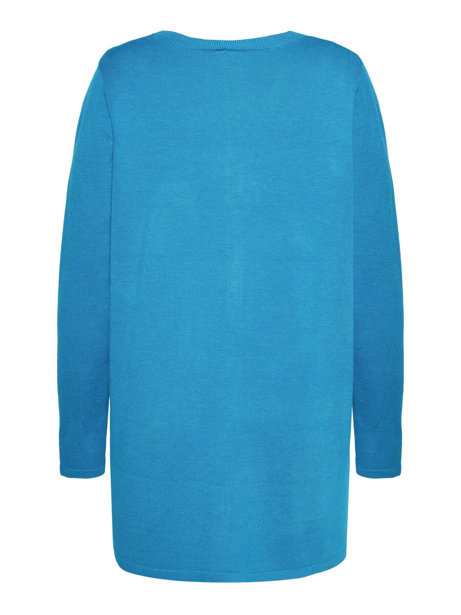 CISO Basic Cardigan Blithe Blue Melange