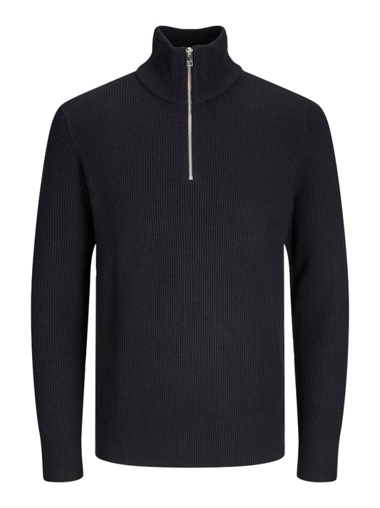 JACK & JONES JJEPERFECT KNIT HALF ZIP PLS