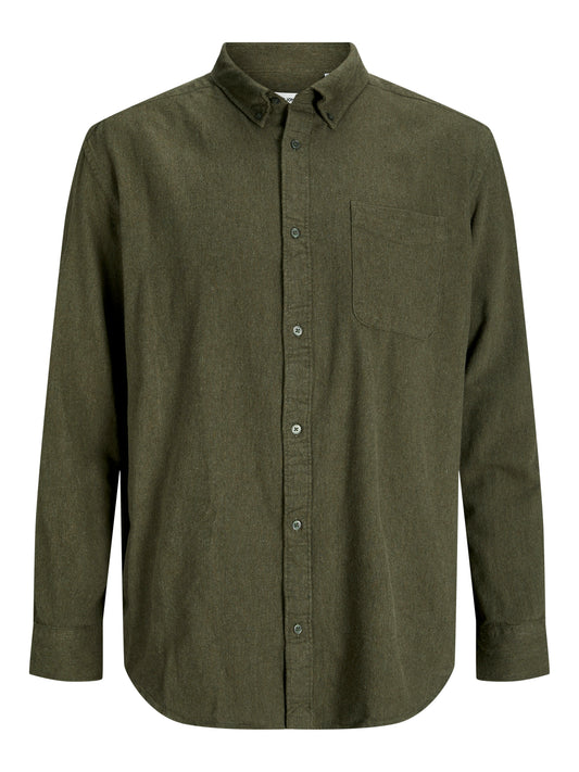 JACK & JONES  JPRBLUBROOK MELANGE SHIRT L/S PLS