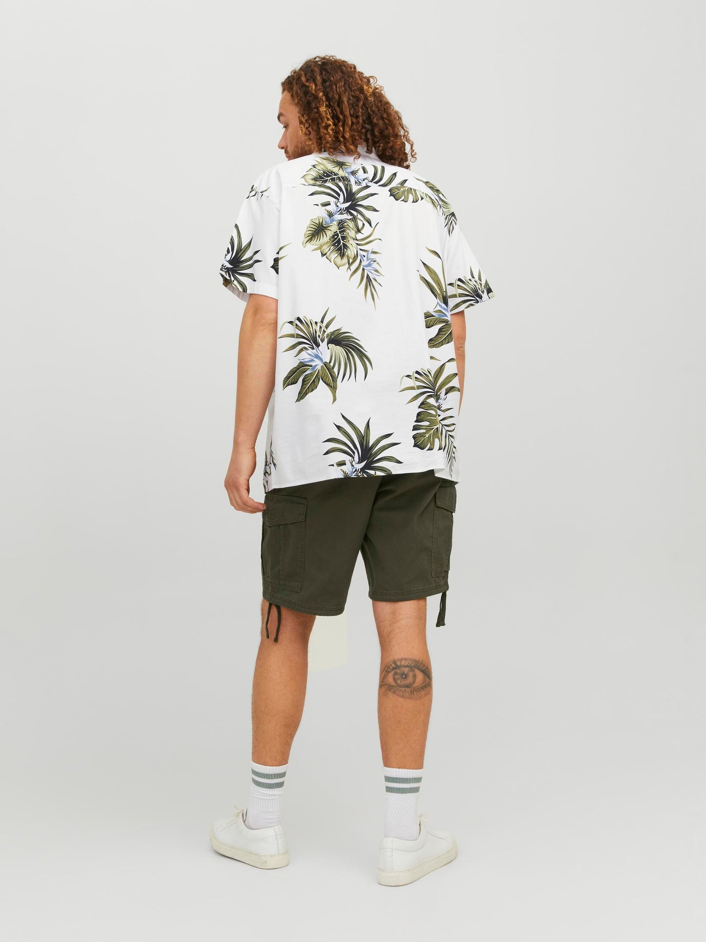 JACK&JONES JPSTMARLEY JJCARGO KORTE BROEK GROEN