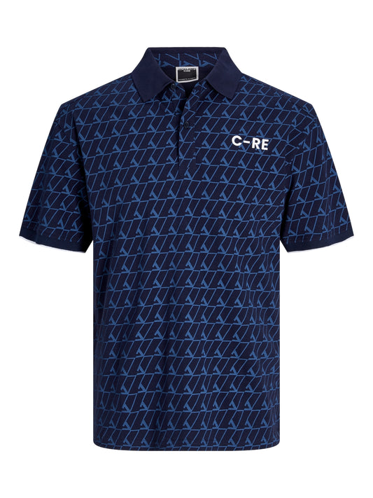 JACK&JONES JCOSUMMER POLO BLAUW