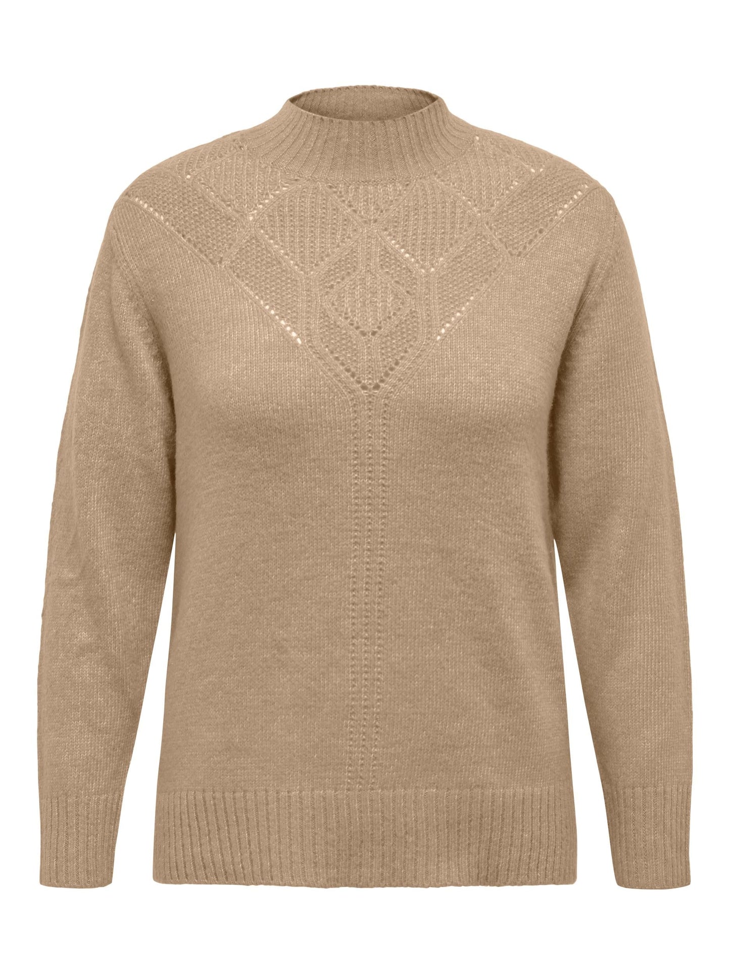 Only Carmakoma Carallie Pullover beige