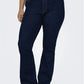 Only Carmakoma CARSALLY HW FLARED JEANS DNM