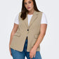 Only Carmakoma Carkendra-Astrid gilet medium bruin