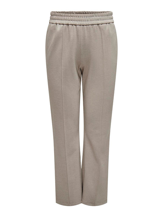 ONLY CARMAKOMA CARGOLDTRASH-SUKI LIFE HW WIDE PANT BEIGE