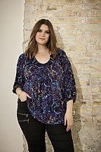 Zhenzi Adel 460 Blouse Blauw