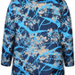 Zhenzi Samira 343 Jas Blauw Print Reversibel