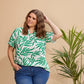 Zhenzi Ivanna 307 Top/ shirt groen