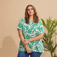 Zhenzi Ivanna 307 Top/ shirt groen