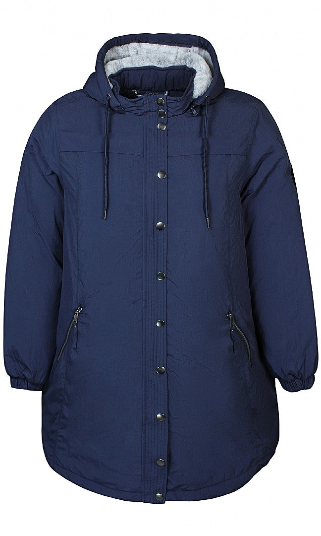 Zhenzi Wynter 345 Jas/coat Donkerblauw