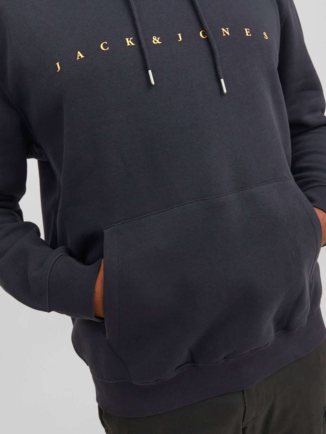 Jack & Jones JJESTAR Sweatshirt Hoody Dark navy Plussize